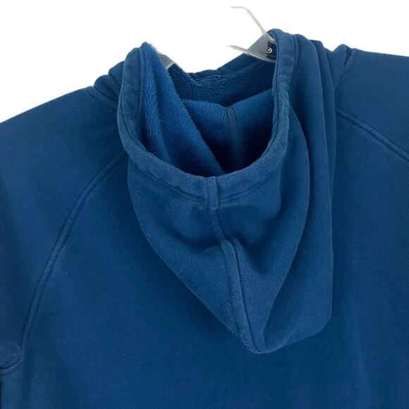 Athleta Blue Fur Lined Hooded Sweatshirt - Picture 8 of 9